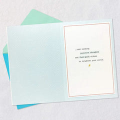 Positive Thoughts and Feel-Good Wishes Encouragement Card