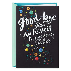 You'll Be Missed in Any Language Goodbye Card