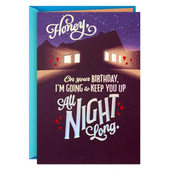 To My TV Buddy Funny Romantic Birthday Card