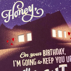 To My TV Buddy Funny Romantic Birthday Card