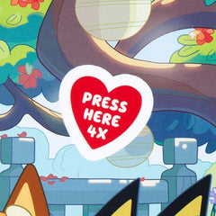 Bluey I Love You Musical Valentine's Day Card for Kids
