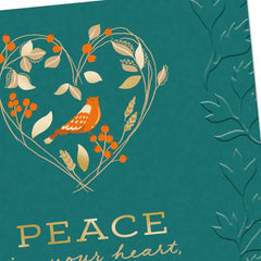 Peace to You Thanksgiving Card