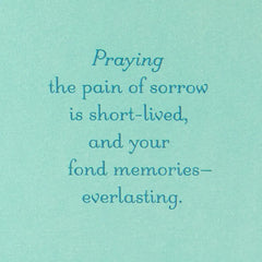Praying for God's Comfort in Your Loss Religious Sympathy Card