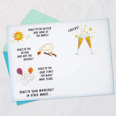 A Toast to the Two of You Anniversary Card