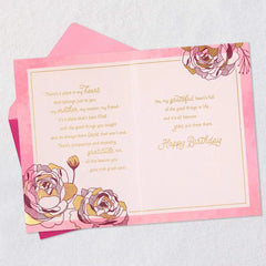 Grateful Heart Mom Birthday Card With Decoration