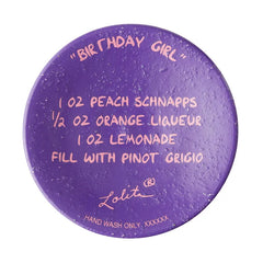 Lolita Birthday Girl Handpainted Wine Glass, 15 oz.