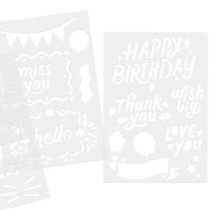 Celebrations Stencil Kit, Pack of 36