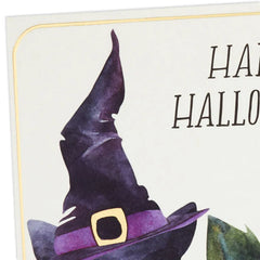 Black Cat Wickedly Wonderful Halloween Cards, Pack of 6