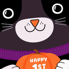 Lovable Little You First Halloween Card