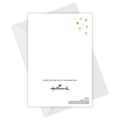 Hand Lettering and Stars Custom Birthday Card