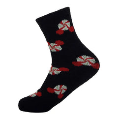 Hallmark + Disney Holiday Ever After Black Mickey Ears Crew Socks
