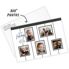 Family Gallery Flat Holiday Photo Card