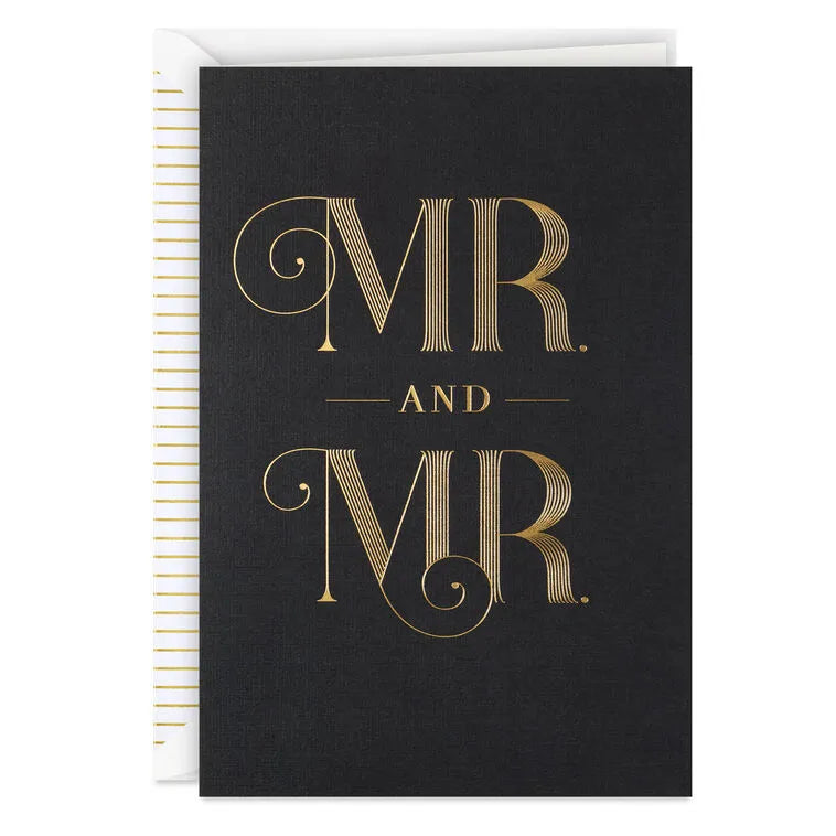 Celebrating Mr. and Mr. Wedding Card