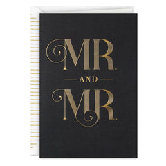 Celebrating Mr. and Mr. Wedding Card