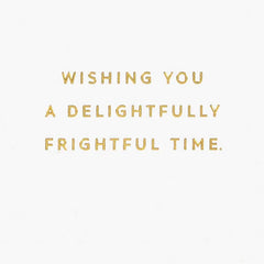 Delightfully Frightful Halloween Card