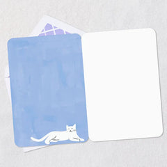 Black and White Cats Blank Card