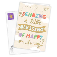 Sending Blessing of Happy Religious Custom Card