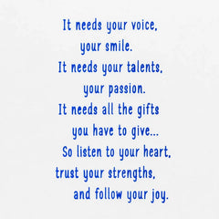 The World Needs Your Unique Gifts Graduation Card for Daughter