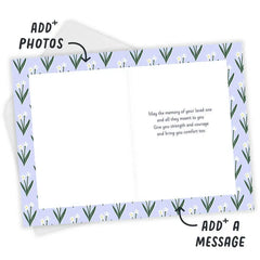 Strength, Courage, Comfort Custom Sympathy Card