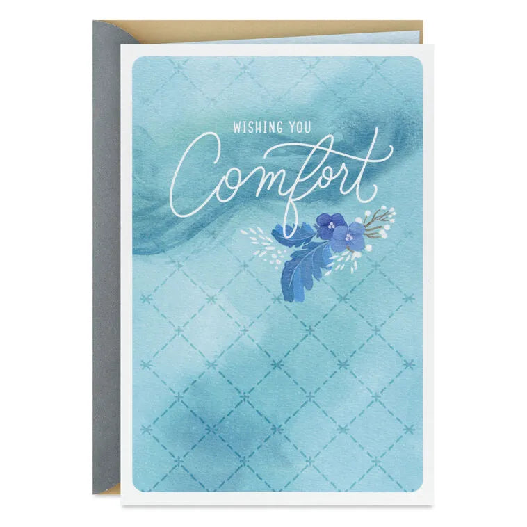 Wishing You Comfort and Warm Memories Sympathy Card