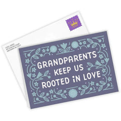 Grandparents Keep Us Rooted in Love Custom Card
