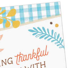 So Thankful for You Thanksgiving Card for Dad
