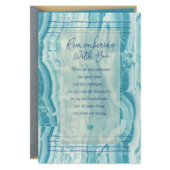 Remembering With You Sympathy Card