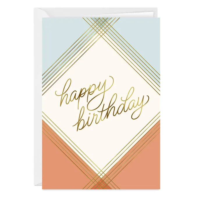 Elegant Wonderful Year Custom Birthday Card