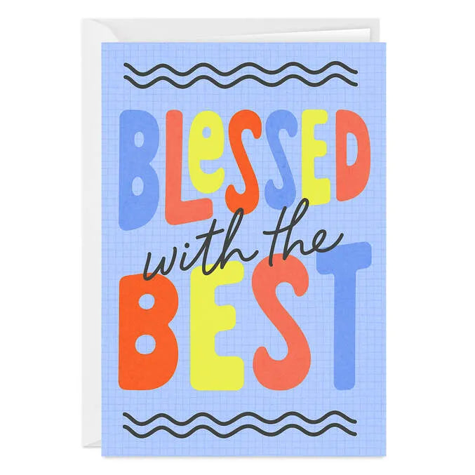 Blessed With the Best Custom Card