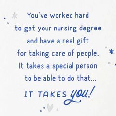 Nurses Make a Difference Nursing School Graduation Card