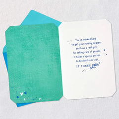 Nurses Make a Difference Nursing School Graduation Card