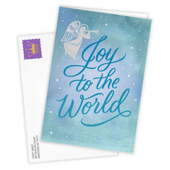 Joy to the World Religious Custom Christmas Card