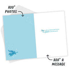 Joy to the World Religious Custom Christmas Card