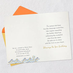 God's Great Idea Religious Birthday Card
