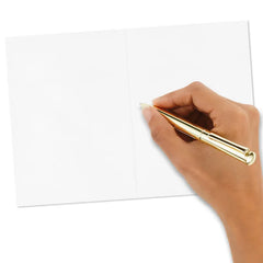 Blue Windowpane Blank Note Cards, Pack of 5