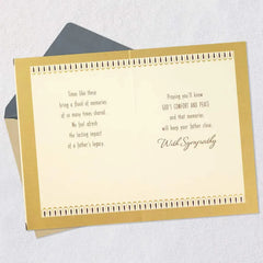 So Many Memories Shared Sympathy Card for Loss of Father