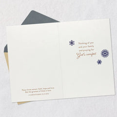 A Life Well-Lived & Well Loved Religious Sympathy Card