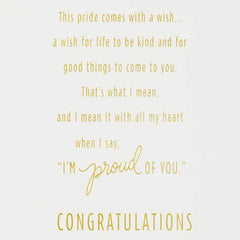 More Than Proud Graduation Card for Son