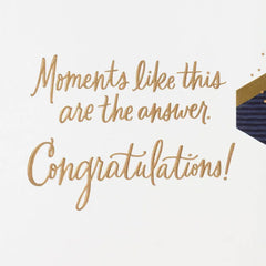 The Hard Work Was Worth It Congratulations Card