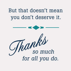 You Deserve the Glory Thank You Card