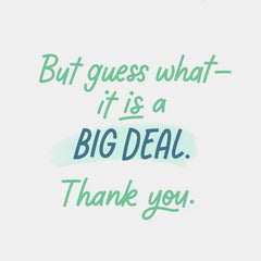 A Big Deal Thank-You Card