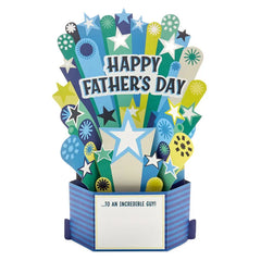 You're an Incredible Guy Musical 3D Pop-Up Father's Day Card With Light