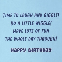Bluey It's Your Day Musical Birthday Card for Kids