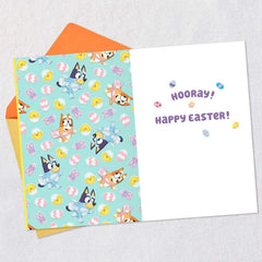 Bluey and Bingo Hooray! Easter Card for Kids