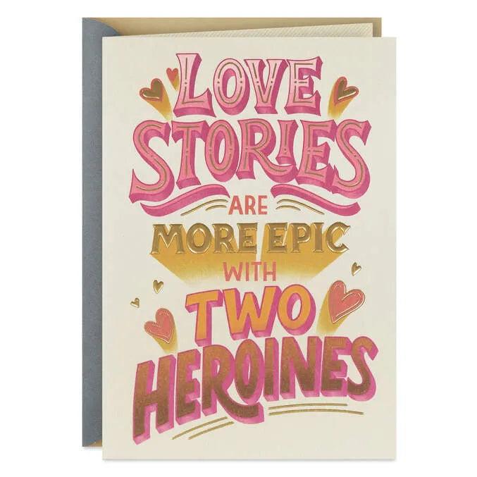Our Love Story Is Real Anniversary Card From Her to Her