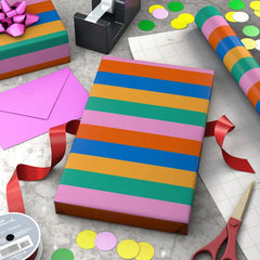 Bold Stripes Wrapping Paper, 20 sq. ft.