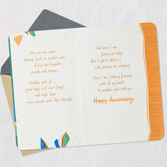 Grateful for Another Year of Us Anniversary Card for Husband