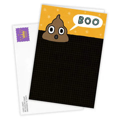 Boo Poo Funny Custom Halloween Card