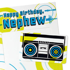 You Add a Happy Vibe Birthday Card for Nephew With Decal