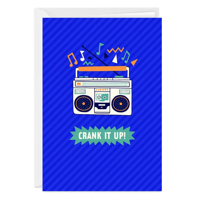 Crank It Up Custom Card